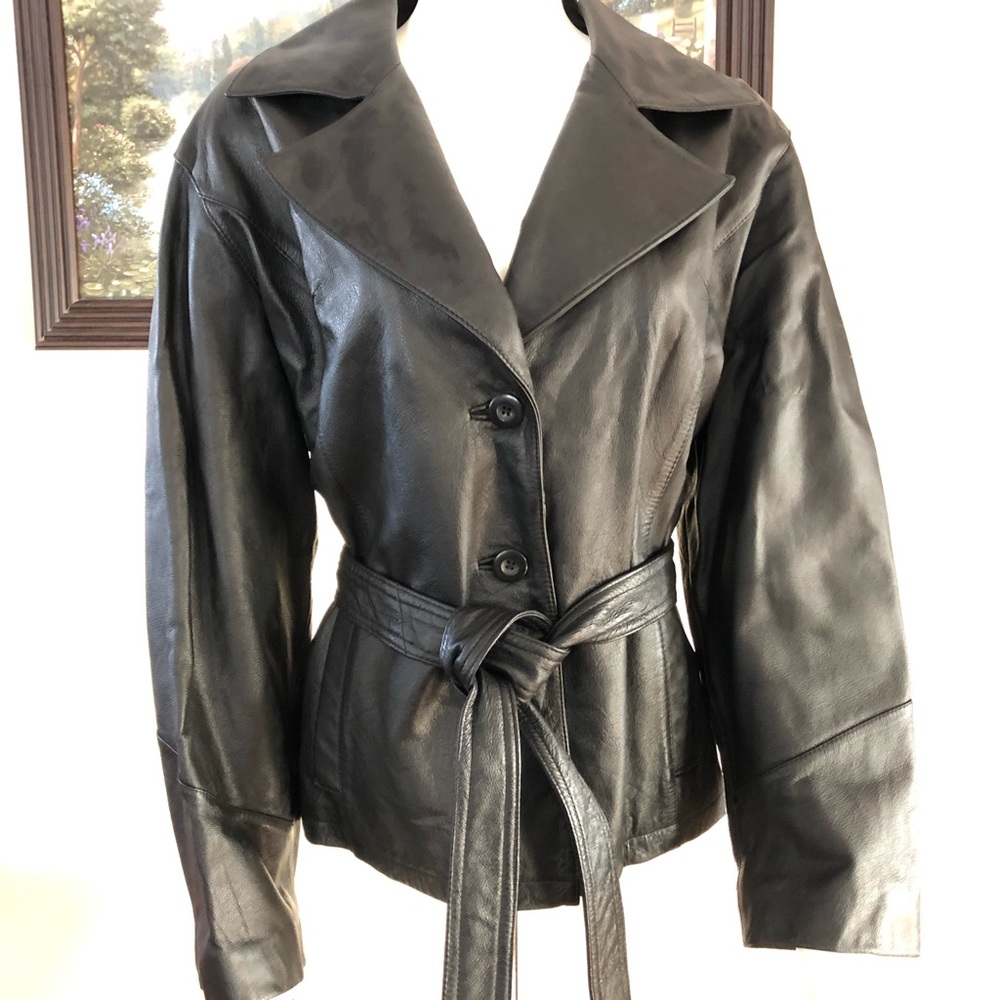 Wilson’s leather blazer coat